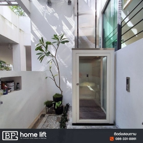 รับสร้างและติดตั้งลิฟต์บ้านโครงการบ้านเดี่ยว