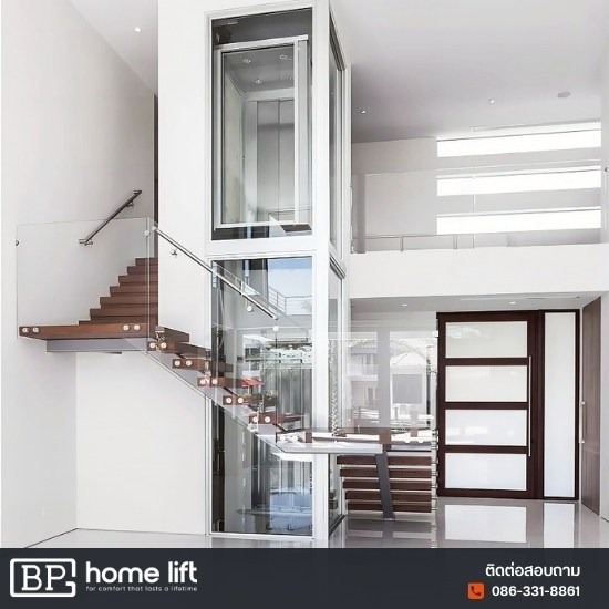 ลิฟต์บ้านระบบแทรคชั่น (Traction-Drive Homelift) - บริษัท บี.พี. เพาเวอร์ เอ็นยิเนียริ่ง กรุ๊ป จำกัด